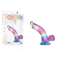 Jellido 14Cm Curved Dildo  Coloured 14cm Dildo
