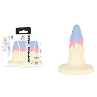 Pastel Wonders - 8.9 cm Silicone Butt Plug Coloured 8.9 cm Butt Plug