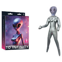 To Infinity Silver Inflatable Alien Love Doll