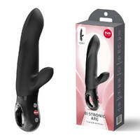 Fun Factory BI STRONIC ARC Black Black 21.6 cm USB-C Rechargeable Thrusting Vibrator