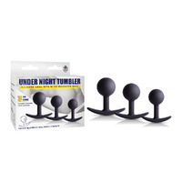 Under Night Tumbler  Butt Plugs With Weighted Balls Set Of 3 Sizes
