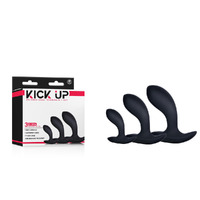 Kick Up Anal Trainer Set  Butt Plugs Set Of 3 Sizes Kick Up Anal Trainer Set  Butt Plugs Set Of 3 Sizes