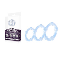 Lasting Love Ring 3 Piece Set   Beaded Cock Rings Set Of 3 Sizes