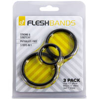 Fleshbands Cock Rings X3