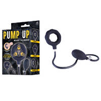 Pump Up Black Inflatable Cock Ring