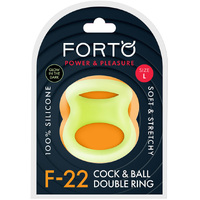 Large Glowing F 22 Cock & Ball Ring Large Glowing F 22 Cock & Ball Ring