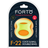 Medium Glowing F 22 Cock & Ball Ring Medium Glowing F 22 Cock & Ball Ring