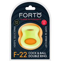 Small Glowing F 22 Cock & Ball Ring Small Glowing F 22 Cock & Ball Ring
