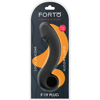 F 19 Curved Silicone Butt Plug