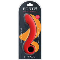F 19 Curved Silicone Butt Plug