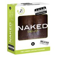 54Mm Naked Delay Condoms X6