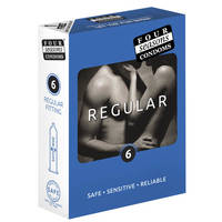 54Mm Regular Condoms X6