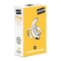 54Mm Flavours & Colours Condoms X12