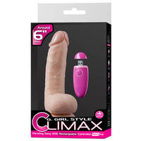 6" Vibrating Cock + Remote