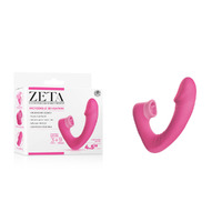 Zeta Duo Motor Wearable Vibrator  11.4cm Usb Rechargeable Vibrator With Flicking Clitoral Stimulator