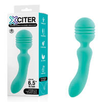 Xciter Teal Teal 16.5cm Usb Rechargeable Massage Wand Xciter Teal Teal 16.5cm Usb Rechargeable Massage Wand