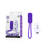 Crush On   Usb Rechargeable Vibrating Bullet With Wireless Remote