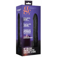 9" Slim Realistic Vibrating Cock