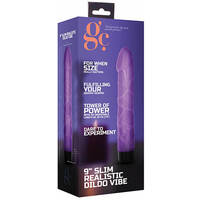 9" Slim Realistic Vibrating Cock