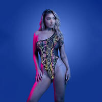 GLOW Luminescent Flash Teddy ML Black Reflective Teddy - M/L Size