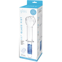 11" Glass Fist Double Ended With Handle Grip