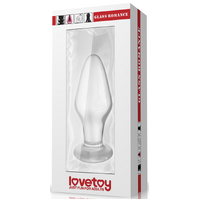 4.3" Glass Butt Plug