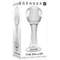 The Baller Glass Butt Plug