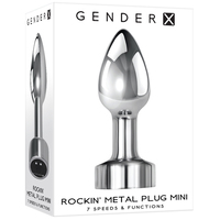 3" Vibrating Metal Butt Plug 3" Vibrating Metal Butt Plug