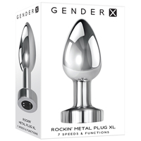 4" Vibrating Metal Butt Plug 4" Vibrating Metal Butt Plug