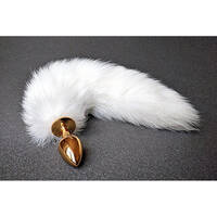 Small Metal Fox Tail Plug