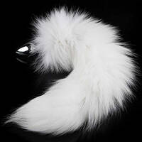 Medium Metal Fox Tail Plug