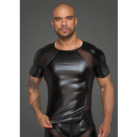 Wetlook Men T Shirt/3D Net L