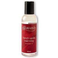 Heavenly Nights Warming Massage Oil French Vanilla 125ml Heavenly Nights Warming Massage Oil French Vanilla 125ml