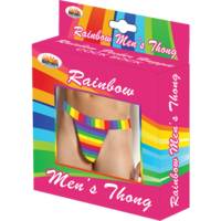 Rainbow Mens Thong