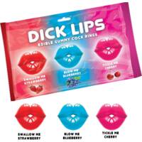 Dick Lips Gummy Cock Rings (3 Pack)