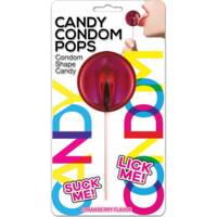 Candy Condom Pops (Strawberry)