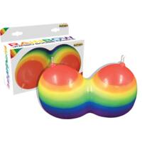 Rainbow Boobies Candle