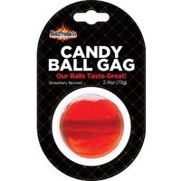 Candy Ball Gag (Strawberry)