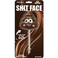 Shit Face Chocolate Lollipop