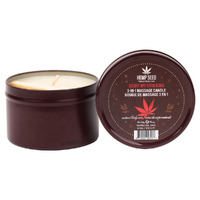 Hemp Seed 3 In 1 Massage Candle Stuff My Stocking Pomegranate Charred Firewood  Sugar 170g