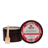 Hemp Seed 3 In 1 Massage Candle Working On A Groovy Thing (Wild Berries Night Blooming Jasmine Warm Amber) 170g