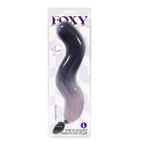 Foxy Fox Tail Silicone Butt Plug  Gradient 46cm Tail