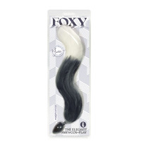 Foxy Fox Tail Silicone Butt Plug  With  Tip 46cm Tail