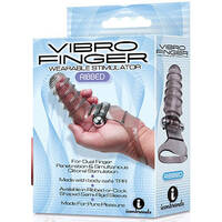 Ribbed Finger Vibrator