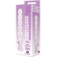 7" Glass Anal Beads