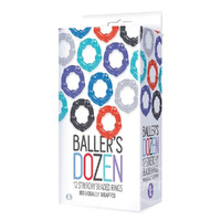 Baller's Dozen Cock Rings X12 Baller's Dozen Cock Rings X12