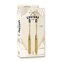 Couture Clip Shimmer & Chic  Nipple Clamps Set Of 2