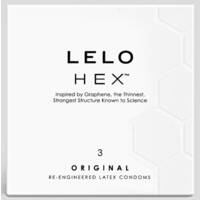 54Mm Hex Ribbed Condoms X3 54Mm Hex Ribbed Condoms X3
