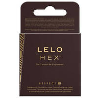 58Mm Hex Respect Condoms X3