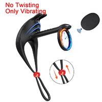 Twisting Vibrating Cock Ring
